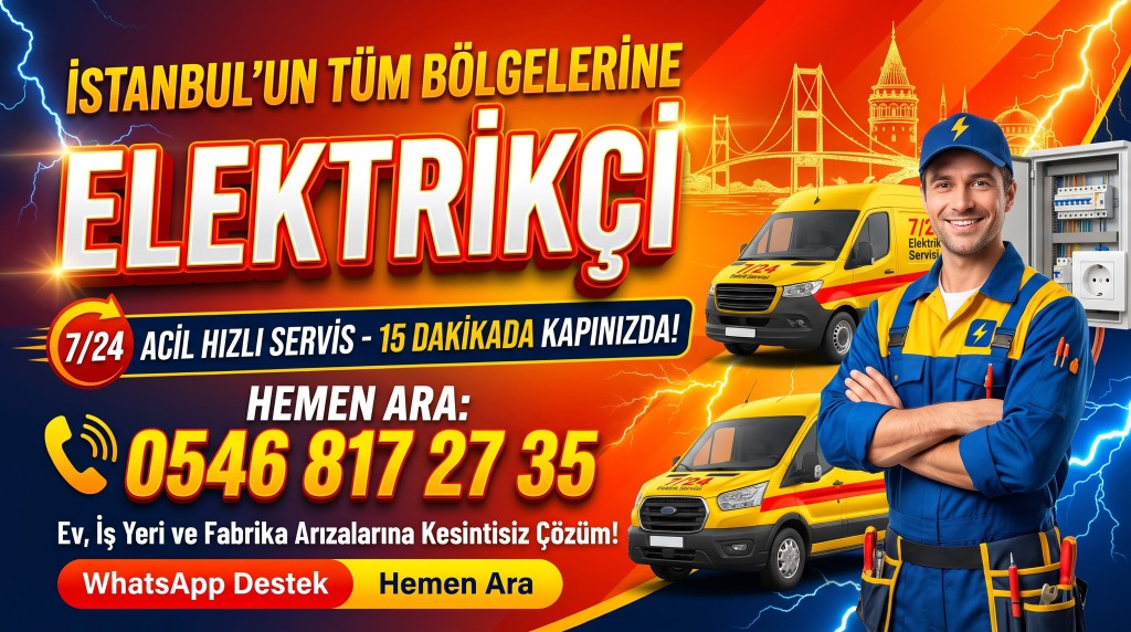 İstanbul Acil Elektrikçi Servisi - 7/24 Hizmet